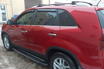 Kia Sorento II XM 2009–2014 Sidetrin Bosphorus Grey (2 stk., aluminium) foto 9