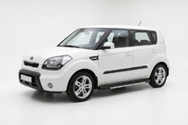Kia Soul I 2008–2013 Sidetrin Bosphorus Grey (2 stk., aluminium) foto 1