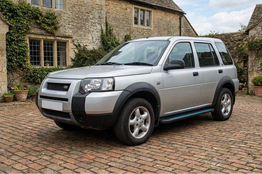 Land Rover Freelander I 1997–2006 Maya Blue sidetrin (2 stk., aluminium) Image