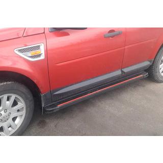 Sidetrin Maya Red (2 stk., aluminium) Land Rover Freelander II 2006–2014 foto 1