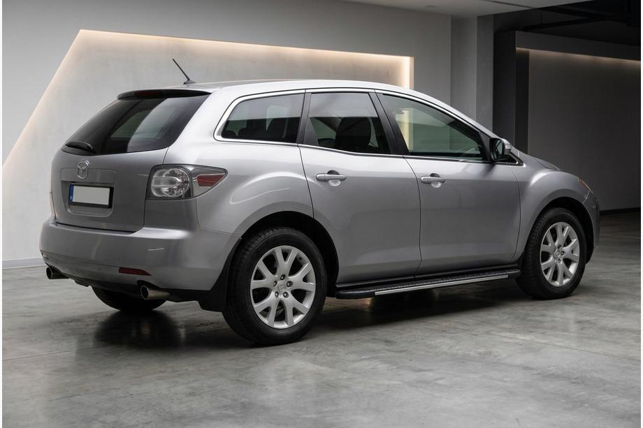 Mazda CX-7 2006–2012 Sidetrin Bosphorus Grey (2 stk., aluminium) Image