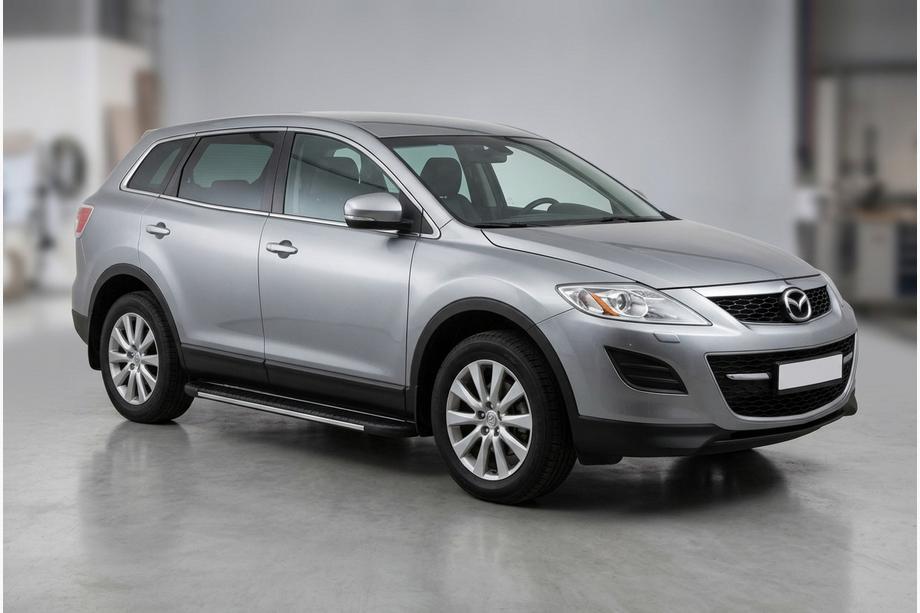 Mazda CX-9 2007–2016 Sidetrin Bosphorus Grey (2 stk., aluminium) Image