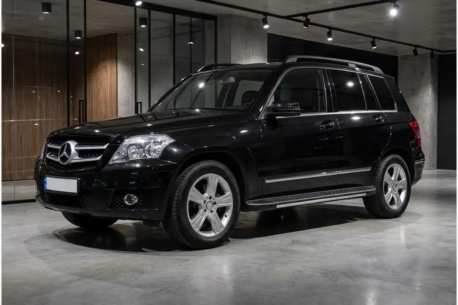 Mercedes GLK-klasse X204 2008–2015 Sidetrin Bosphorus Grey (2 stk., aluminium) Image