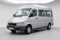 Mercedes Sprinter W901/902/903/904/905 1995–2006 Sidetrin Bosphorus Grey (2 stk., aluminium) Lang akselafstand foto 1