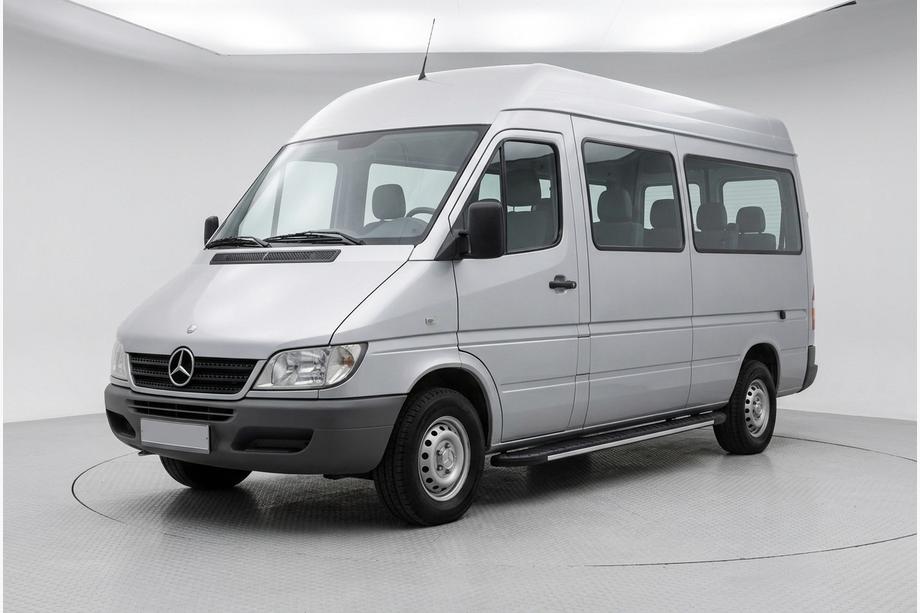 Mercedes Sprinter W901/902/903/904/905 1995–2006 Sidetrin Bosphorus Grey (2 stk., aluminium) Lang akselafstand Image