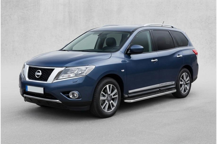 Nissan Pathfinder R52 2012–2021 Sidestrin Maydos V1 (2 stk., aluminium) Image