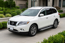 Nissan Pathfinder R52 2012–2021 Rainbow sidetrin (2 stk., aluminium) foto 1
