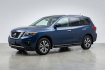 Nissan Pathfinder R52 2012–2021 Bosphorus Black sidetrin (2 stk., aluminium) foto 1