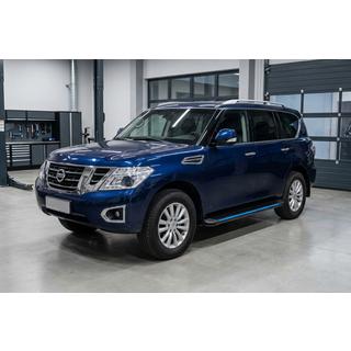 Maya Blue sidetrin (2 stk., aluminium) foto 1