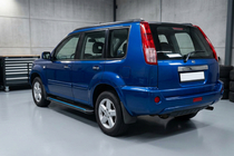 Nissan X-trail T30 2002–2007 Maya Blue sidetrin (2 stk., aluminium) foto 1