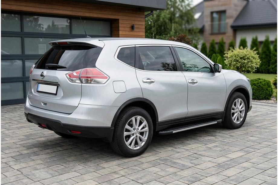 Nissan X-trail T32/Rogue 2014–2021 Sidetrin Bosphorus Grey (2 stk., aluminium) Image