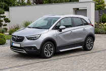 Opel Crossland X 2017–2024 Sidetrin Maya V2 (2 stk., aluminium) foto 1