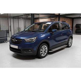 Sidetrin Maydos V2 (2 stk., aluminium ↗ rustfrit stål) Opel Crossland X 2017–2024 foto 1