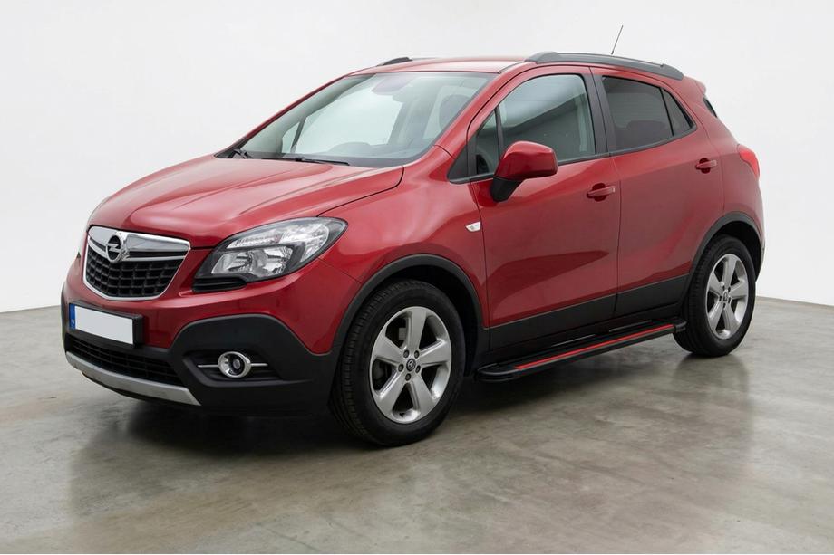 Opel Mokka 2012–2021 Sidetrin Maya Red (2 stk., aluminium) Image