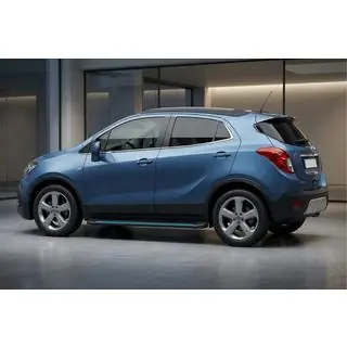 Maya Blue sidetrin (2 stk., aluminium) foto 1