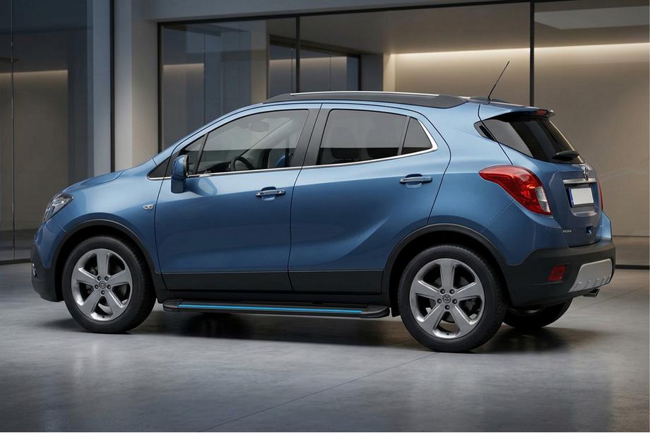 Opel Mokka 2012–2021 Maya Blue sidetrin (2 stk., aluminium) Image
