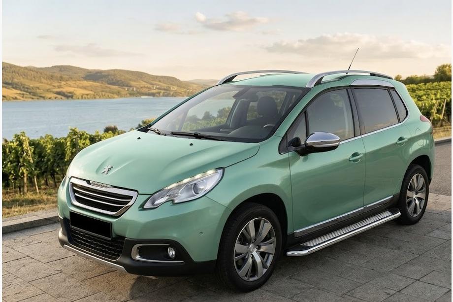 Peugeot 2008 2013–2019 Sidetrin Maydos V2 (2 stk., aluminium ↗ rustfrit stål) Image