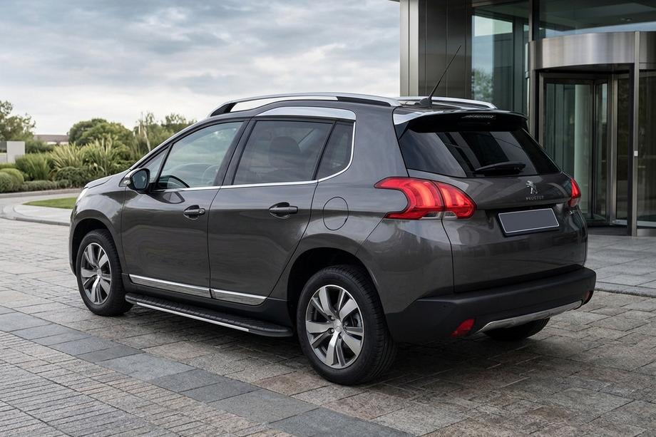 Peugeot 3008 2008–2016 Sidetrin Bosphorus Grey (2 stk., aluminium) 2008-2014 Image