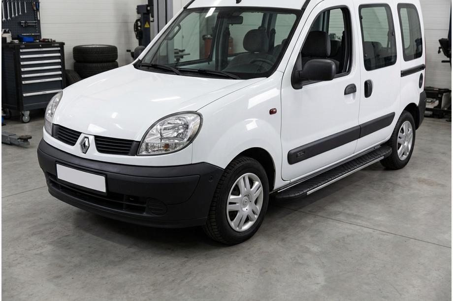 Renault Kangoo 1998–2008 Sidetrin Bosphorus Grey (2 stk., aluminium) Image