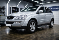 SsangYong Kyron 2005–2014 Sidetrin Maydos V2 (2 stk., aluminium ↗ rustfrit stål) foto 1