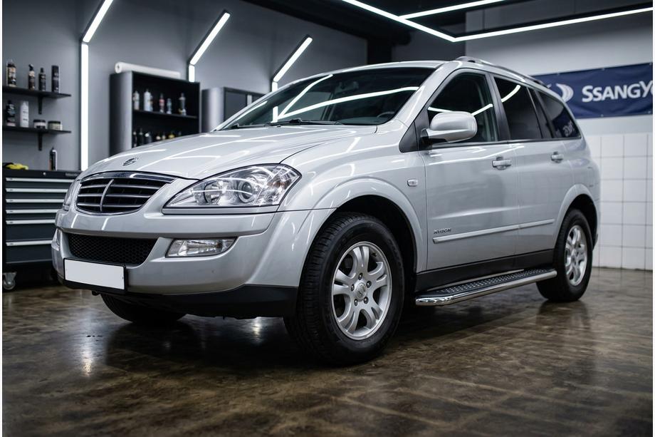 SsangYong Kyron 2005–2014 Sidetrin Maydos V2 (2 stk., aluminium ↗ rustfrit stål) Image