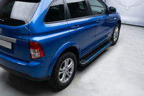 SsangYong Action 2005–2018 Maya Blue sidetrin (2 stk., aluminium) foto 1