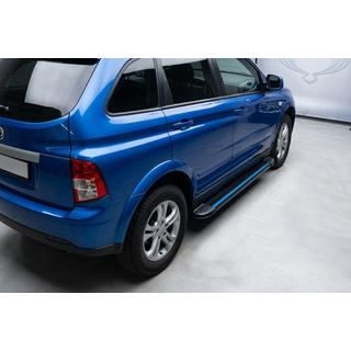 Maya Blue sidetrin (2 stk., aluminium) foto 1