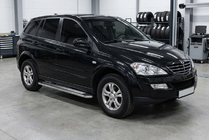 SsangYong Action 2005–2018 Sidetrin Maydos V2 (2 stk., aluminium ↗ rustfrit stål) foto 1