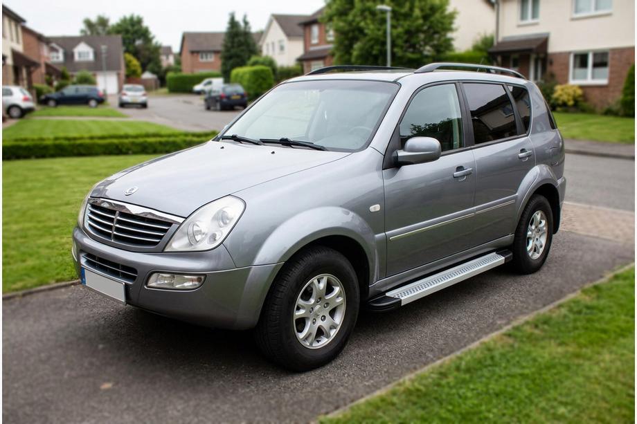 SsangYong Rexton I 2001–2017 Sideskørter Maya V2 (2 stk., aluminium) 2005-2012 Image