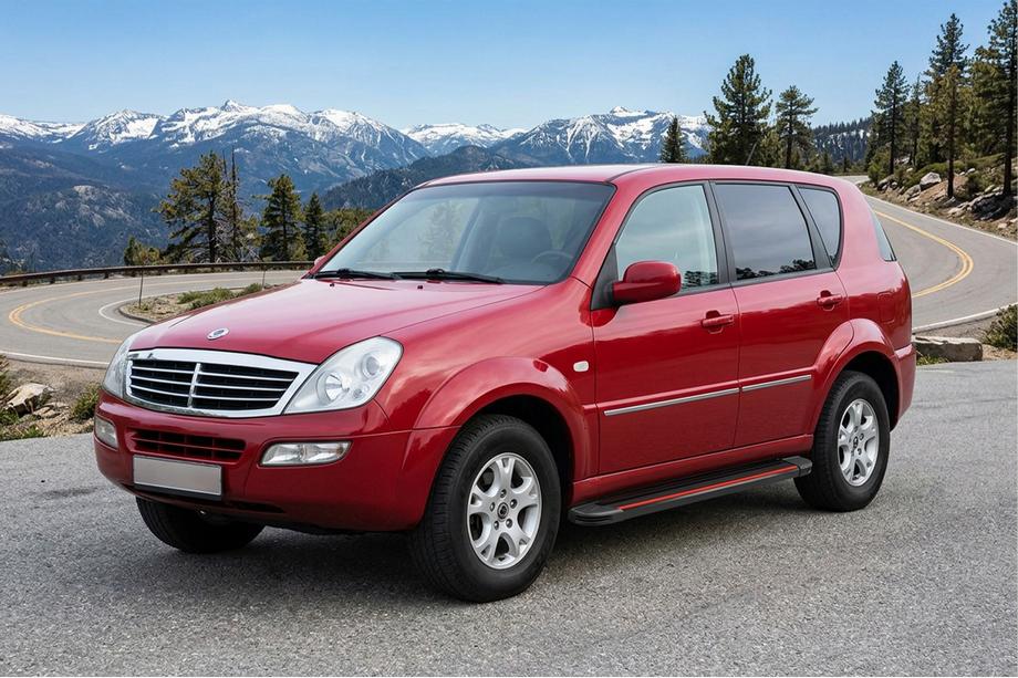SsangYong Rexton I 2001–2017 Sidetrin Maya Red (2 stk., aluminium) 2012-2017 Image