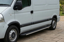 Renault Master 1998–2010 Sidetrin Maya V1 (2 stk., aluminium) foto 1