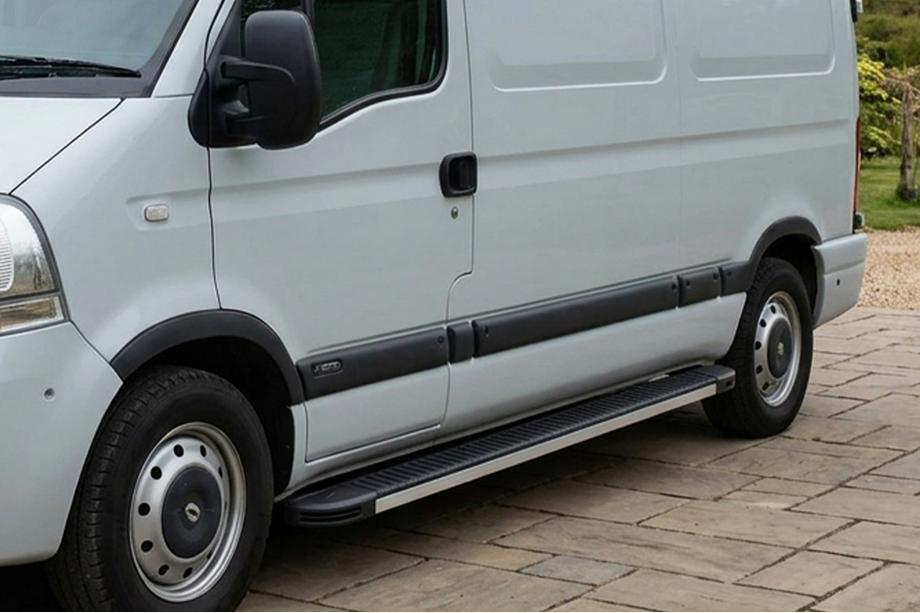 Renault Master 1998–2010 Sidetrin Maya V1 (2 stk., aluminium) Image