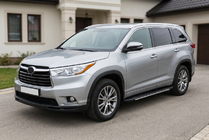 Toyota Highlander 2013–2019 Sidetrin Bosphorus Grey (2 stk., aluminium) foto 1