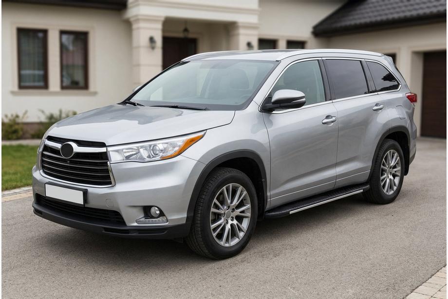 Toyota Highlander 2013–2019 Sidetrin Bosphorus Grey (2 stk., aluminium) Image
