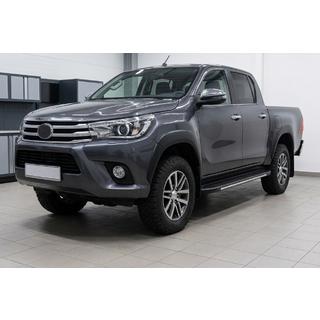 Sidetrin Bosphorus Grey (2 stk., aluminium) Toyota Hilux 2015– foto 1