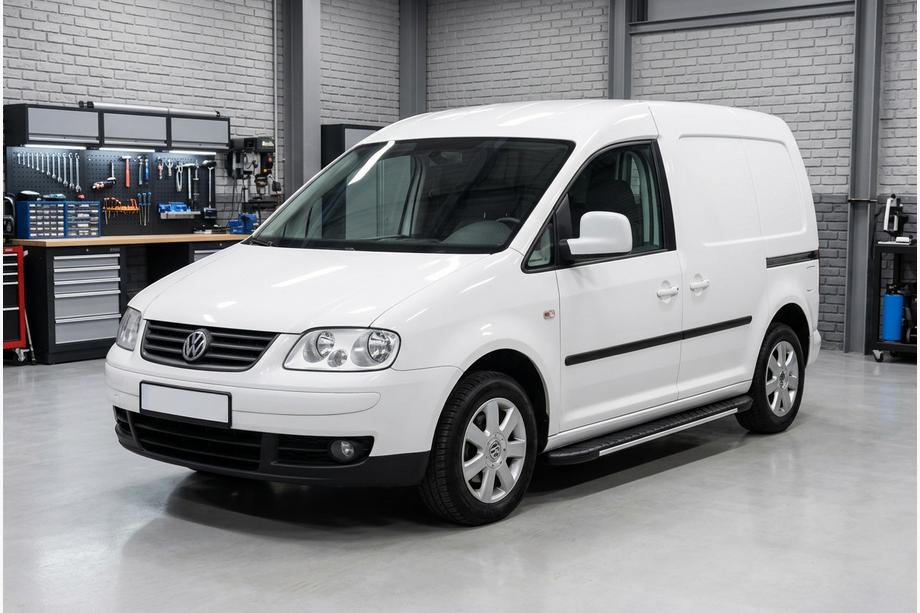 Volkswagen Caddy 2004–2010 Sidetrin Bosphorus Grey (2 stk., aluminium) Image