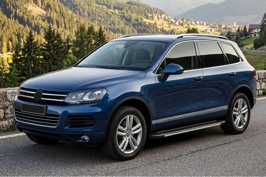 Volkswagen Touareg 2010–2018 Sidetrin Bosphorus Grey (2 stk., aluminium) Image