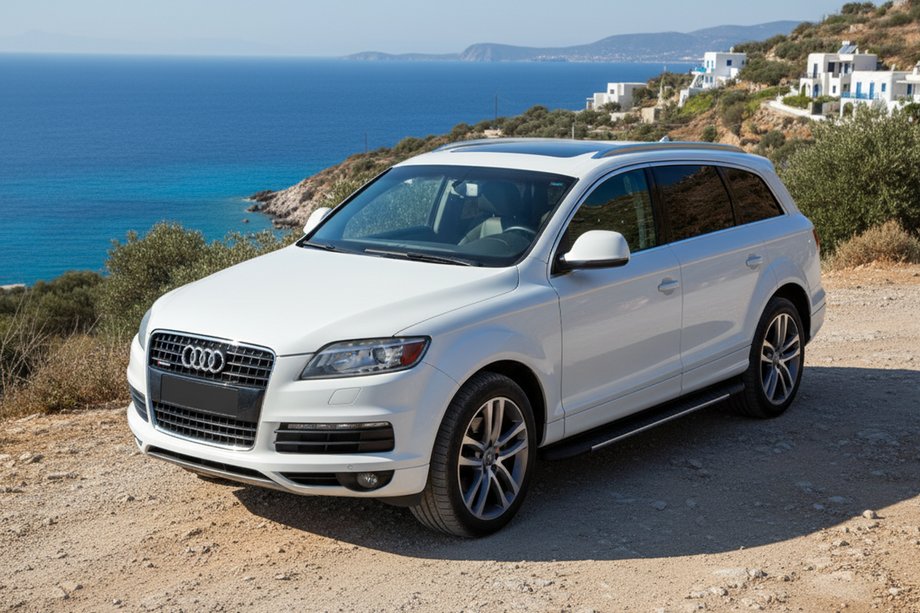 Audi Q7 2005–2015 Sidetrin Bosphorus Grey (2 stk., aluminium) Image