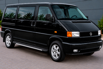 Volkswagen T4 Transporter 1990–2003 Sidetrin Bosphorus Grey (2 stk., aluminium) Lang akselafstand foto 1