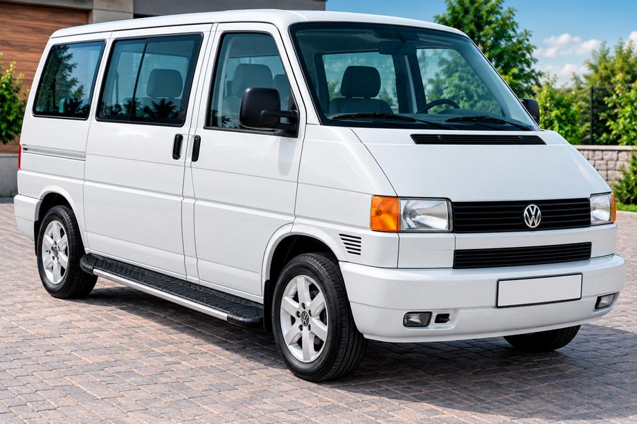 Volkswagen T4 Caravelle/Multivan 1990–2003 Sidetrin Bosphorus Grey (2 stk., aluminium) Image