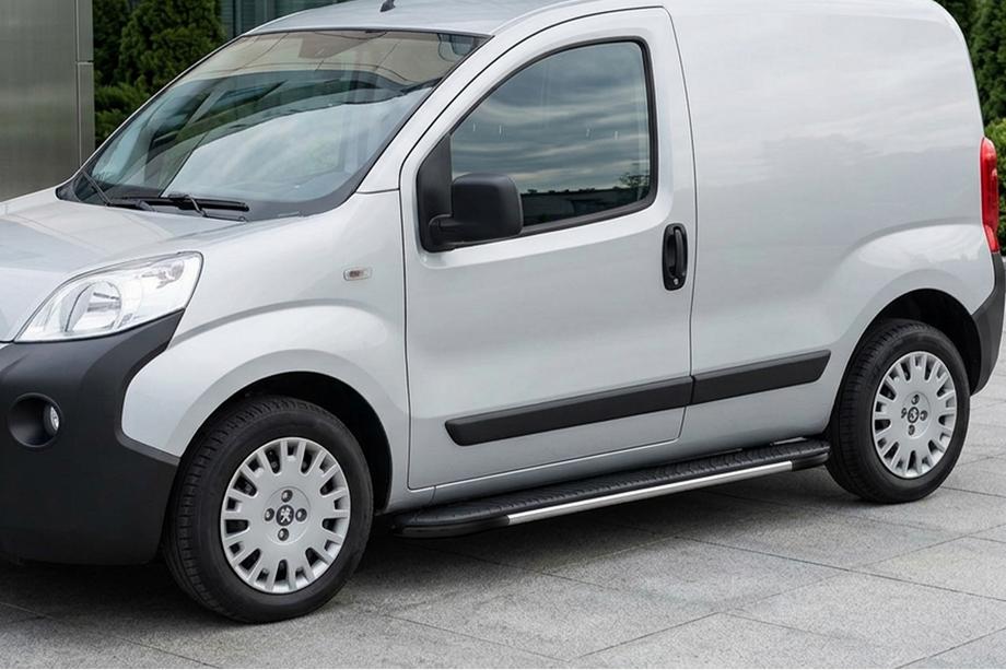 Peugeot Bipper 2008–2017 Sidetrin Bosphorus Grey (2 stk., aluminium) Image