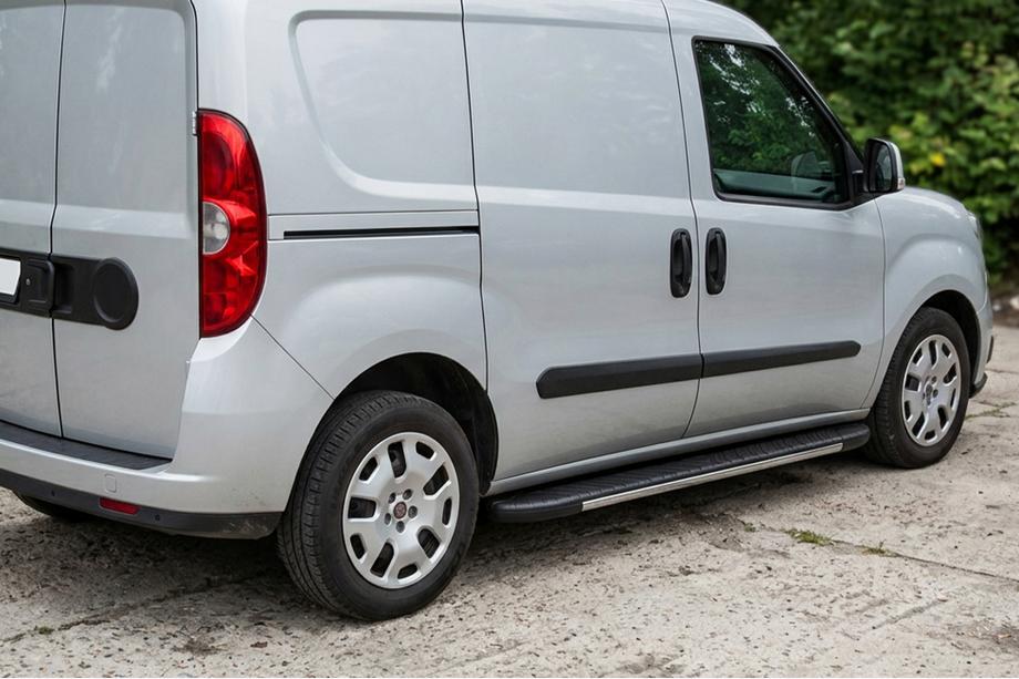 Opel Combo 2012–2018 Sidetrin Bosphorus Grey (2 stk., aluminium) Image