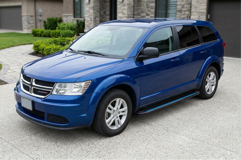 Dodge Journey 2008–2020 Maya Blue sidetrin (2 stk., aluminium) Image