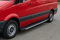 Volkswagen Crafter 2016– Sidetrin Maya V1 (2 stk., aluminium) foto 1