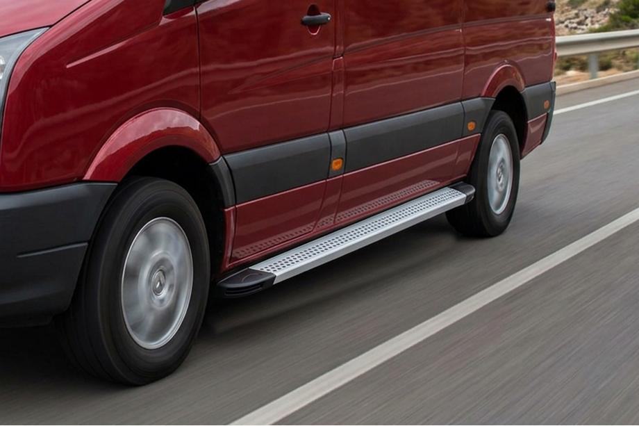 Volkswagen Crafter 2016– Sidetrin Maya V2 (2 stk., aluminium) Lang/Ekstra lang Image