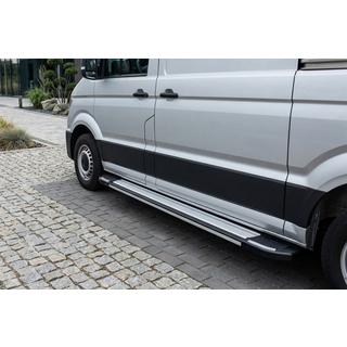 Rainbow sidetrin (2 stk., aluminium) foto 1