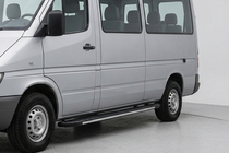 Volkswagen LT 1995–2006 Sidetrin Bosphorus Grey (2 stk., aluminium) foto 1