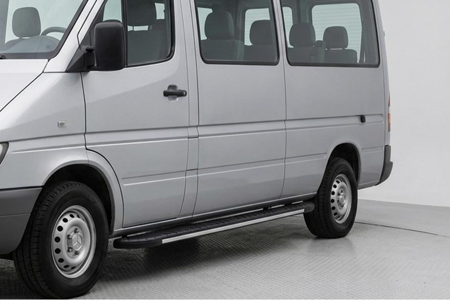 Volkswagen LT 1995–2006 Sidetrin Bosphorus Grey (2 stk., aluminium) Image