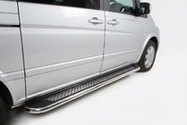 Mercedes Vito/V-klasse W447 2014– Sidetrin Maydos V2 (2 stk., aluminium) foto 1