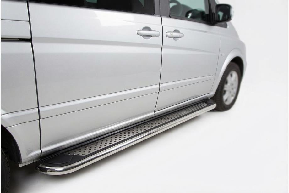 Mercedes Vito/V-klasse W447 2014– Sidetrin Maydos V2 (2 stk., aluminium) Image